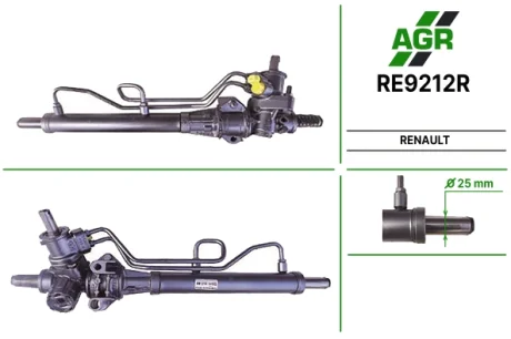 Рульова рейка з ГУР відновлена RENAULT CLIO 90-98 AGR RE9212R