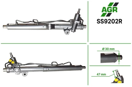 Рульова рейка з ГУР відновлена SSANGYONG ACTYON 05-,ACTYON SPORTS I (QJ) 05-,ACTYON SPORTS I (Q AGR SS9202R