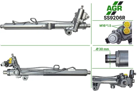 Рулевая рейка с ГУР восстановленная DAEWOO REXTON (GAB_) 02-; SSANGYONG REXTON (GAB_) 02-06 AGR SS9206R