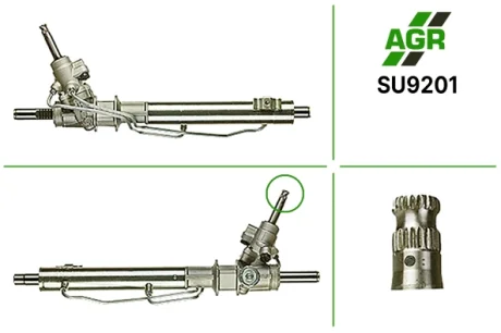 Рулевая рейка с ГУР новая SUBARU IMPREZA 95-00,SUBAR LEGACY 98-03 AGR SU9201