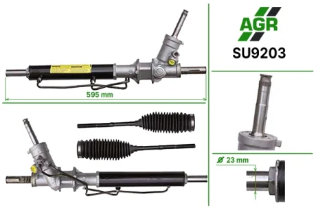 Рулевая рейка с ГУР новая SUBARU Forester S11 2003-2007 AGR SU9203