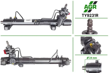 Фото рульова рейка з ГУР відновлена TOYOTA AVENSIS (T25_) 03-08, AVENSIS седан (T25) 03-08 AGR TY9231R Рульова рейка з ГУР відновлена TOYOTA AVENSIS (T25_) 03-08, AVENSIS седан (T25) 03-08 AGR TY9231R