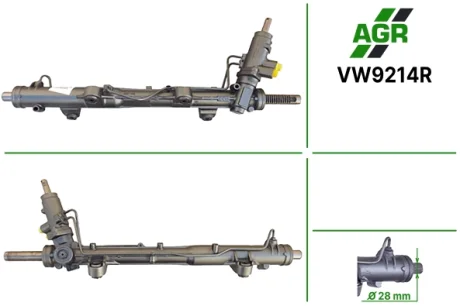 Рульова рейка з ГПК, відновлена, MULTIVAN 03-VW TRANSPORTER V 03- AGR VW9214R