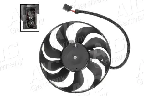 Вентилятор охолодження двигуна Audi A3/TT/Skoda Fabia/Octavia/VW Bora/Golf/Polo 1.0-2.3 96- AIC 50843