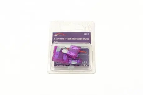 Предохранитель 3А (стандартный) (к-кт 5 шт).) AIC 52117