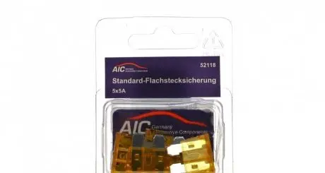 Предохранитель 5А (стандартный) (к-кт 5 шт).) AIC 52118