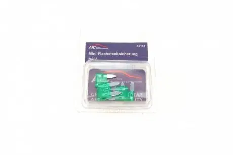 Предохранитель 30А (мини, с плоскими контактами)) AIC 52151