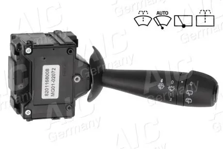 Перемикач підрульовий Dacia Dokker/Duster/Logan/Sandero 09- (склоочисники/омивач) AIC 75807