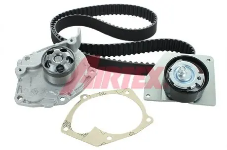 Ремкомплект ГРМ (ремінь+ролики+насос водяний) Renault Megane III, Scenic III 1.9dCi 08-> AIRTEX WPK-196001