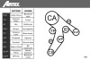 Комплект ГРМ + помпа Audi A4/A3/VW Golf V/Passat/Tiguan 2.0TDI 05-18 (30x160z) AIRTEX WPK199808 (фото 2)