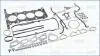 OPEL К-кт прокладок двигуна ASTRA J 1.4, Corsa D 1.4 09- AJUSA 52365100 (фото 1)