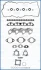 Комплект прокладок двигуна (верх) HYUNDAI ACCENT IV, ELANTRA IV, ELANTRA V, I20 I, I30, IX20 KIA CARENS III, CEED, CERATO I, PRO CEED, SOUL I, VENGA 1.6D 06.05-07.19 AJUSA 53038100 (фото 1)