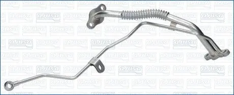 Шланг турбокомпресора, ущільнення HYUNDAI ACCENT IV, ELANTRA V, I20 I, I30, I40 I, I40 I CW, IX20, IX35, KIA CARENS III, CARENS IV, CEED, OPTIMA, PRO CEED, SOUL I, SOUL II 1.6D/1.7D 10.07- AJUSA OP10350
