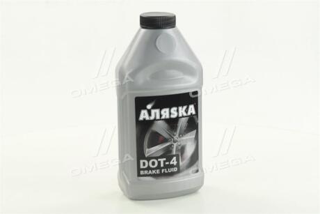 Жидкость тормозов. DOT4 (серебро) 390г АЛЯSКА 5437