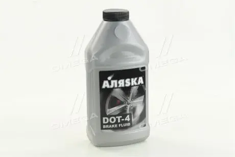 Рідина гальм. DOT4 (срібло) 390г АЛЯSКА 5437