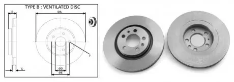 Диск гальмівний пров (кратно2шт) VW GOLF IV (1J1) (05/00-05/04) APPLUS APLUS 61283AP