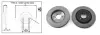 Диск тормозной перед.NISSAN NAVARA 2.5DCI 05-,PATHFINDER 06- APLUS 61646AP (фото 1)