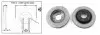 Диск тормозной пер (кратно2шт) NISSAN JUKE (F15) (10-) APPLUS APLUS 61713AP (фото 1)