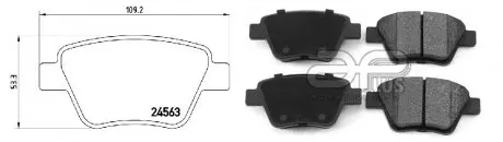 Колодка тормозная задн VW Touran (1T3) (05/10-05/15) APPLUS APLUS 71176BAAP