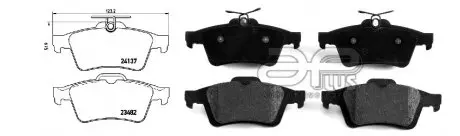 Колодки тормозные APLUS 71249AAP