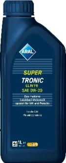 Олива моторна Super Tronic LL IV FE SAE 0W20 (1 Liter) ARAL 15F45F