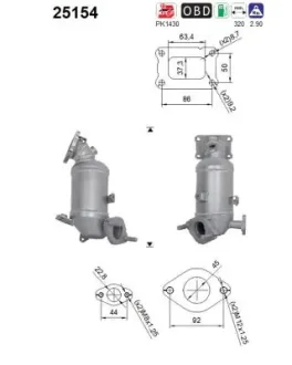 Каталізатор SZT ASC ASC AS 25154