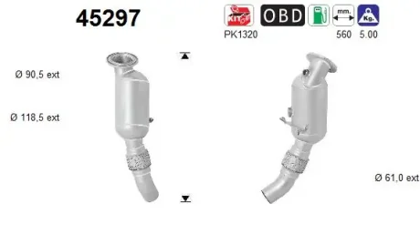 Каталізатор SZT ASC ASC AS 45297