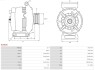 Генератор AS A3363S (фото 1)