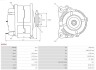 Генератор 12V 90A AS A5004 (фото 5)