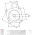 Кришка стартера AS SBR3108S (фото 3)