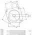 Кришка стартера Lanos 1.4 AS SBR9011 (фото 3)