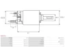 Реле стартера втягуюче Toyota Auris/Aversis/Corolla 1.2-2.0 07-18 AS SS0171S (фото 4)
