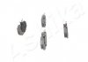 Дискові гальмівні колодки, комплект ASHIKA 50000039 (фото 3)