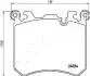 Колодки гальмівні (передні) BMW X5 (E70)/X6 (E71/E72) 06- (Brembo) ASHIKA 50000133 (фото 2)