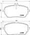 Колодки тормозные (передние) MB A-class (W177)/B-class (W247) 18- (CBI) ASHIKA 50000549 (фото 2)