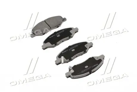 Колодки гальмівні передні дискові NISSAN MICRA III, NOTE, TIIDA ASHIKA 50-01-127