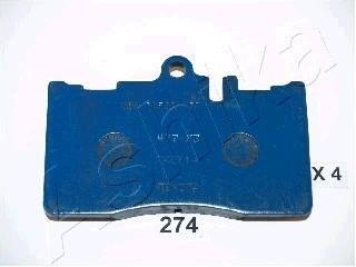 Тормозные колодки, дисковый тормоз.) ASHIKA 5002274 (фото 1)