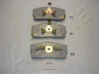 Тормозные колодки, дисковый тормоз.) ASHIKA 5006606 (фото 1)
