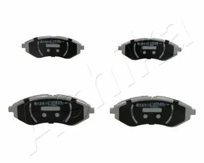 Гальмівні колодки, дискове гальмо (набір) ASHIKA 50W0007