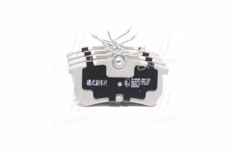 Колодки дисковые задние тормозные Ford FOCUS -05; FIESTA (выр-во) ASHIKA 51-00-00005