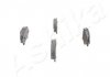 Дискові гальмівні колодки, комплект ASHIKA 510000007 (фото 3)