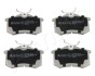 Тормозные колодки (задние) Audi A4/A6/Skoda SuperB 01-09/Renault Clio 05-14/VW Golf/Passat 84-02 ASHIKA 51000700 (фото 1)