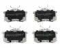 Колодки гальмівні (задні) Audi A4/A6/Skoda SuperB 01-09/Renault Clio 05-14/VW Golf/Passat 84-02 ASHIKA 51000700 (фото 1)