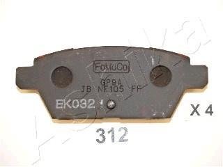 Тормозные колодки, дисковый тормоз.) ASHIKA 5103312