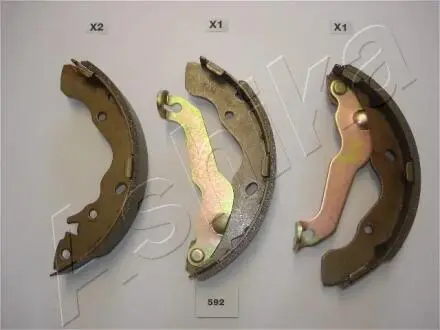 Гальмівні колодки (набір) ASHIKA 5505592