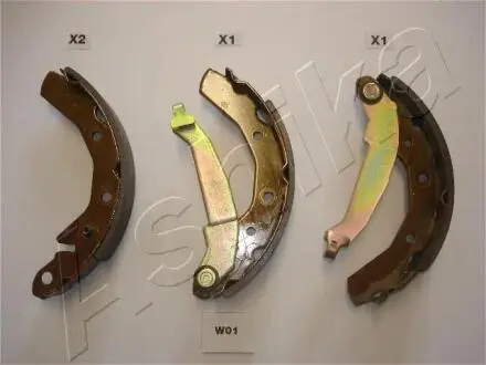 Гальмівні колодки (набір) ASHIKA 55W0001
