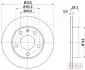 Диск тормозной (задний) Audi 80/A4 93-09 (245x10) ASHIKA 61000929C (фото 1)