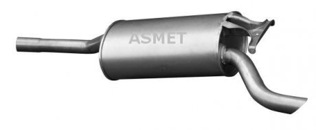 Глушитель выхлопных газов (конечный) ASMET 01009
