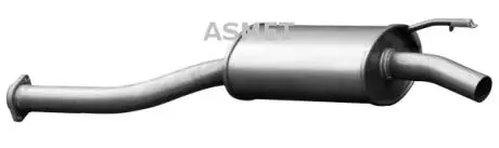 Передний глушитель, выпускная сист ASMET 01011