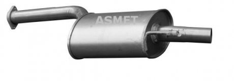 Передний глушитель, выпускная сист ASMET 01013 (фото 1)